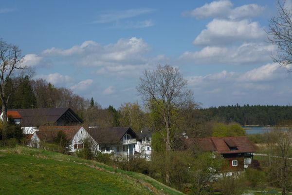 Die Privatklinik Lauterbacher Mühle am nordwestlichen Ende des Großen Ostersees.
