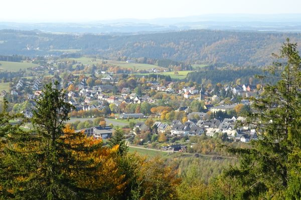 Blick auf Schwarzenbach a.Wald