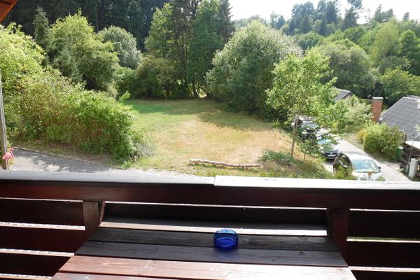 Blick vom Balkon