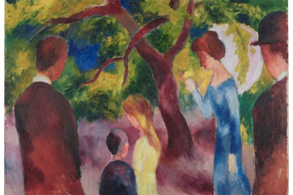 August Macke, Große Promenade, 1914