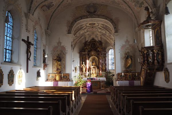 St. Anna Kirche Schondorf Innenansicht
