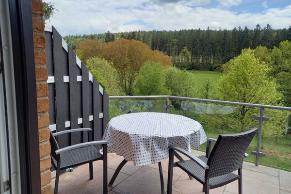 Aussicht vom Balkon