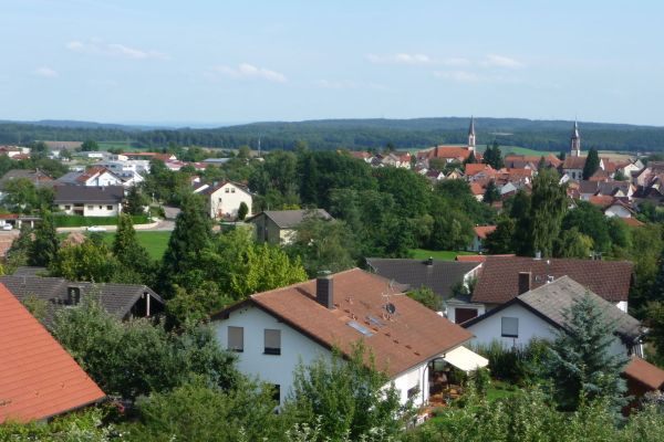 Aussicht vom Balkon