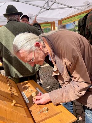 viel zu entdecken bei der Naturpark-Wanderausstellung