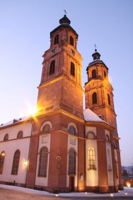 Pfarrkirche St. Jakobus im Winter