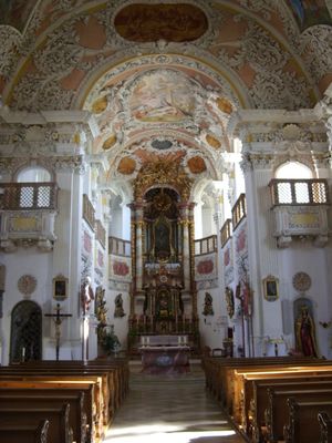Vilgertshofen Kirche Innenansicht