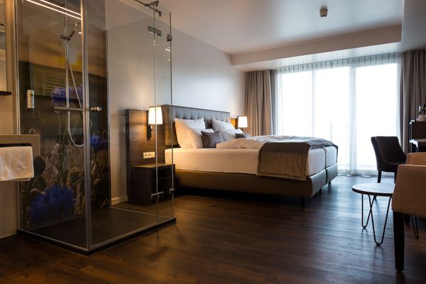 Doppelzimmer mit offenem Bad (1)