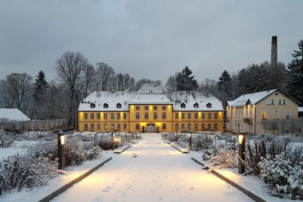 Die Schloßterassen im Winter