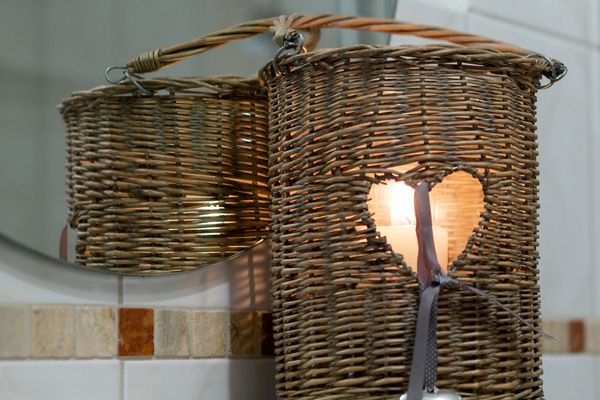 Stilvolle Dekoration im Badezimmer