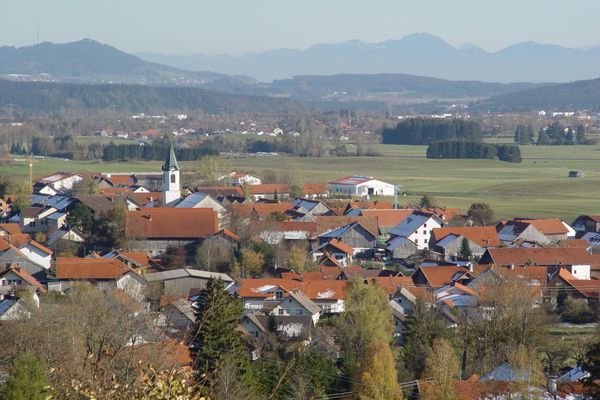 Blick auf Schwabsoien