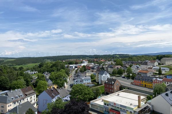 Blick über Helmbrechts