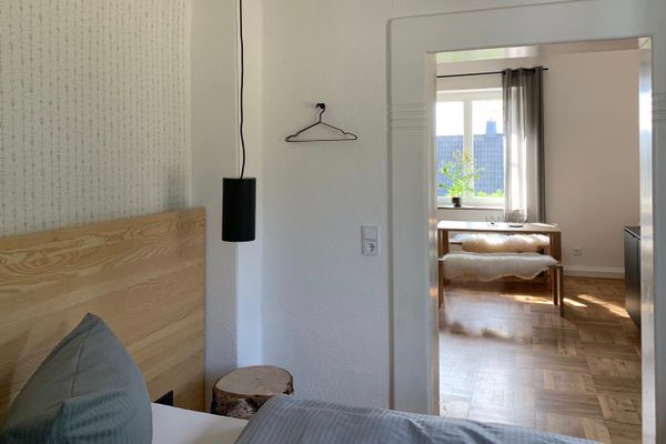 Schlafzimmer WAGNERS Forsthaus Nordhalben