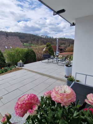 Ausbilck von Terrasse