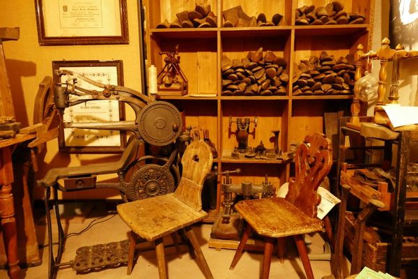 Schusterwerkstatt im Heimatmuseum Bad König