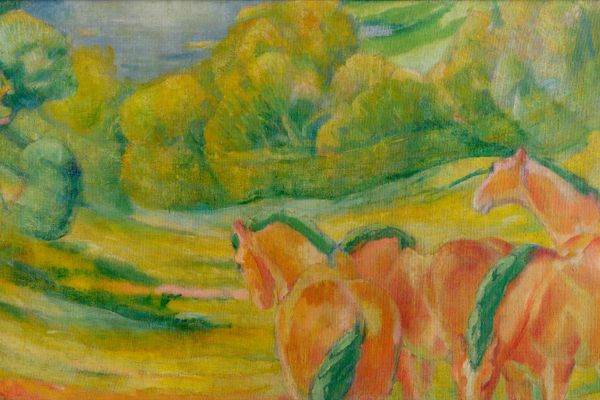 Franz Marc, Große Landschaft I, 1910