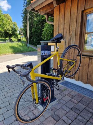 Reparaturstation im Einsatz in Wessobrunn