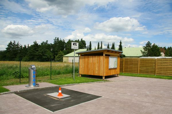 Ver- und Entsorgungsstation am Wohnmobilstellplatz Feucht