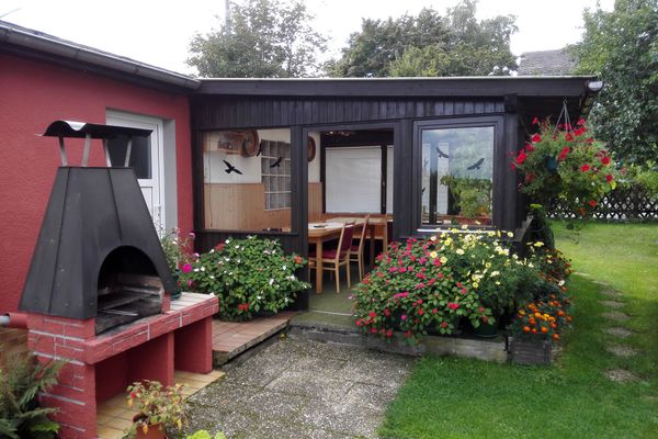 Pergola mit Grill