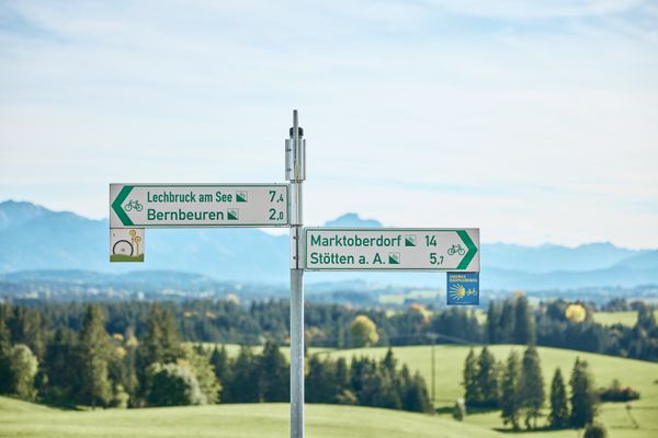 Radbeschilderung Radpilgern