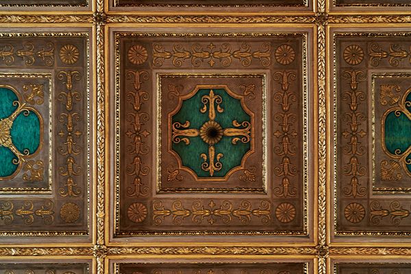 Rossini-Saal Kassettendecke