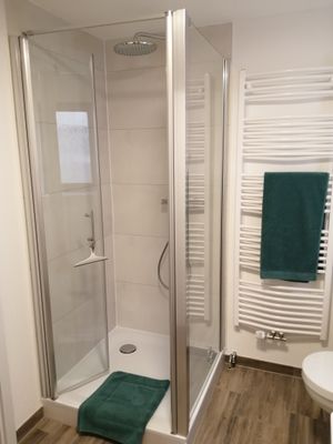 Ferienwohnung im Fachwerkaus – Badezimmer