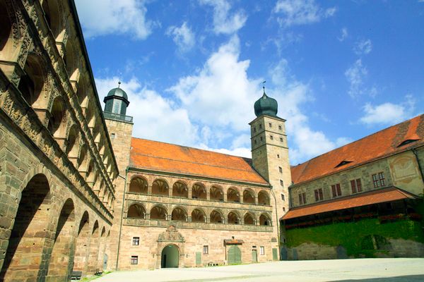 Schöner Hof auf der Plassenburg