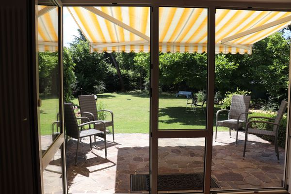 Blick auf die Terrasse
