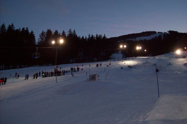 Ski- und Rodelhang an der Bromberg Alm