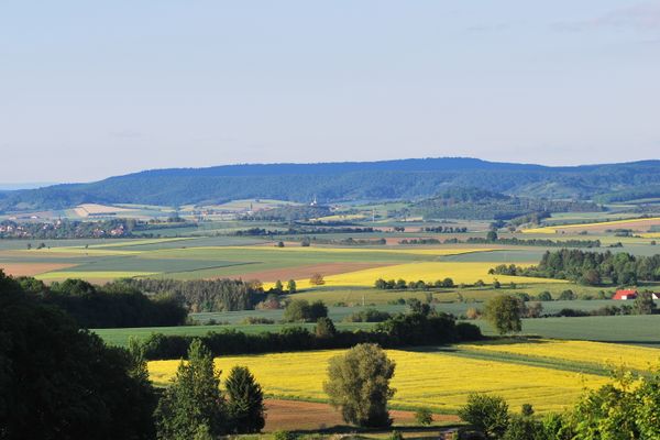 Blick zur Schwedenschanze