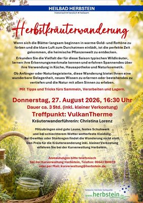Herbstkräuterwanderung
