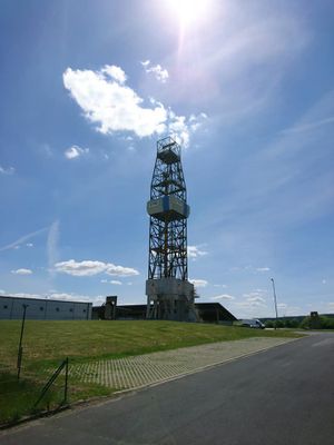 Bohrturm der Kontinentalen Tiefbohrung bei Windischeschenbach