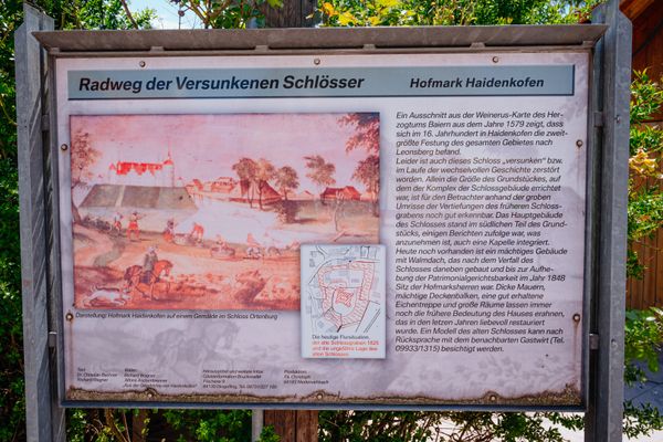 Radweg der Versunkenen Schlösser