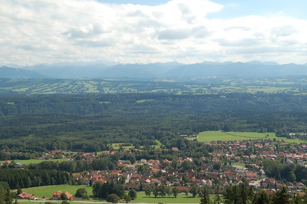 Panoramablick vom Hohen Peißenberg