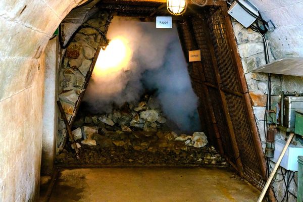 Im Stollen des Peißenberger Bergbaumuseum