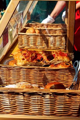 Wochenmarkt Utting Brot