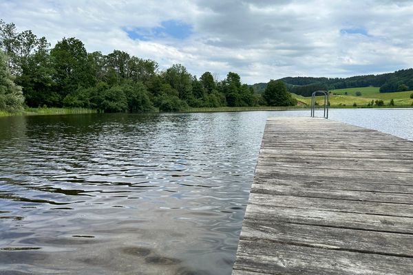 Badesee Bismarckweiher in Steingaden