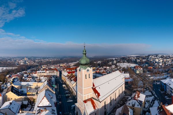 Stadt Landau a.d.Isar im Winter