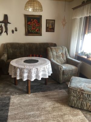 Ferienhaus Hertha - Wohnzimmer