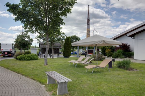 Außenbereich vom Autohof Thiersheim