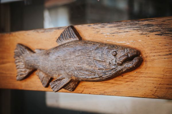 Fischerei Gastl Schnitzerei