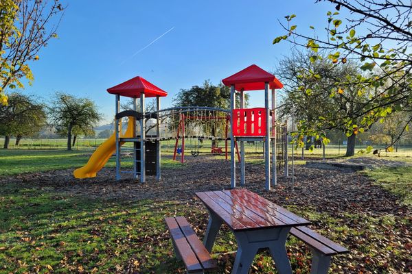 Spielplatz alter Bahnhof Bockenfeld