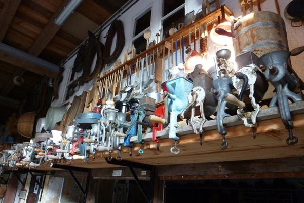 Ausstellung von Gerätschaften