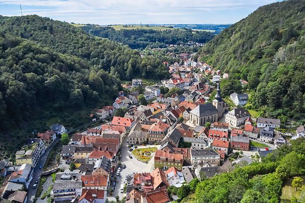 Bad Berneck von oben