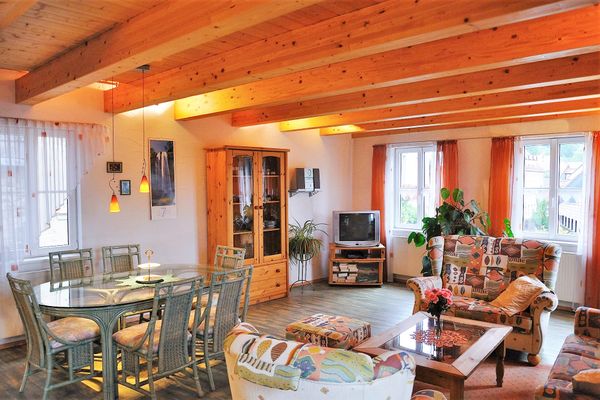 Ferienhaus an der Strau, Wohnbereich