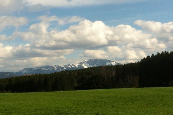Weitblick auf die Alpenkette