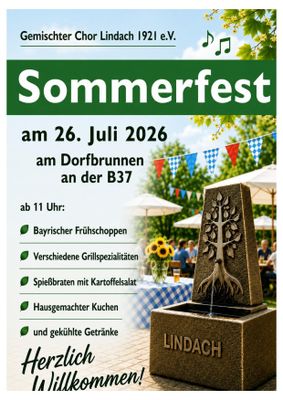 Bild des Datensatzes Sommerfest beim gemischten Chor Lindach