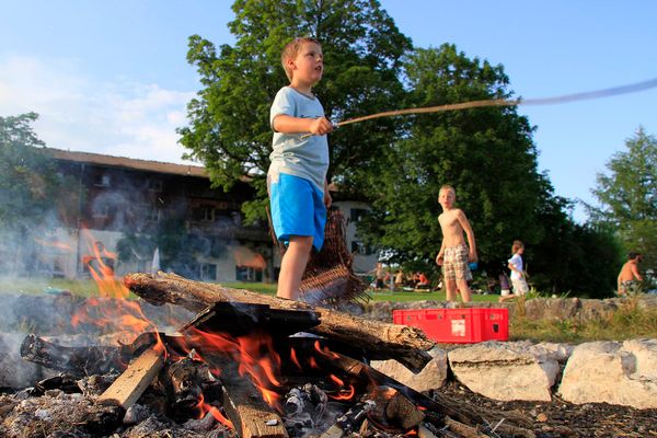 Ein Lagerfeuer macht immer Spaß!