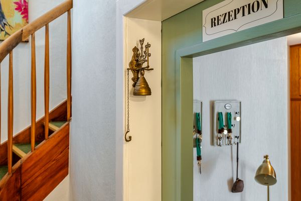 Rezeption in der Pension Landhaus