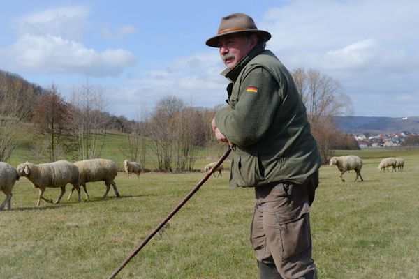 Er ist einer der letzten Wanderschäfer in Süddeutschland - Georg Distler aus Egloffstein