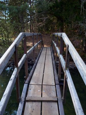 Holzbrücke